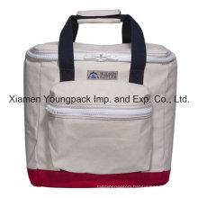 Deluxe High Quality Custom Cotton Canvas Insulated Cooler Bag